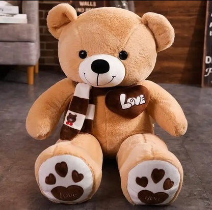 Teddy Bear With Scarf Stuffed Animals