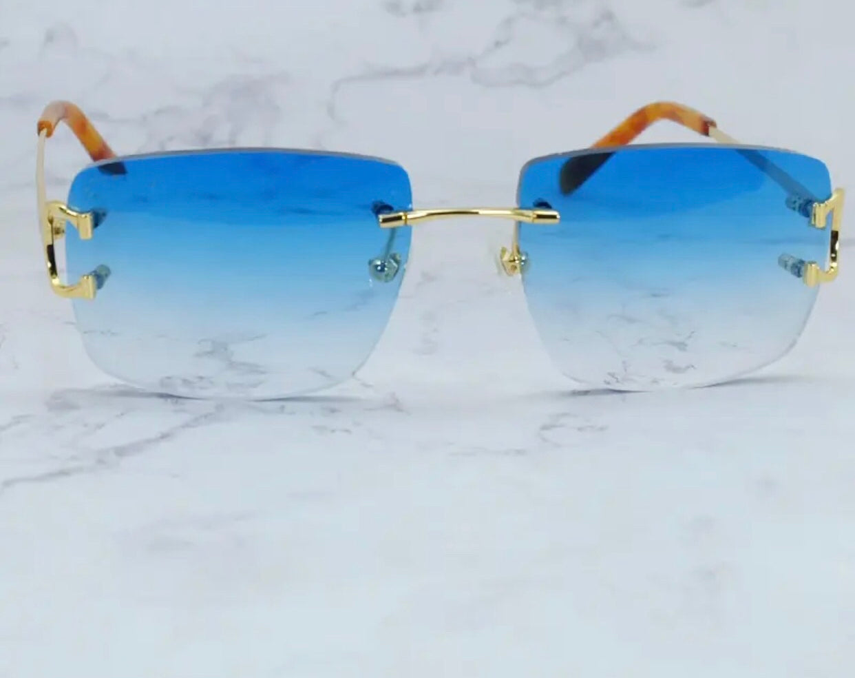 Cartier Rimless Sunglasses