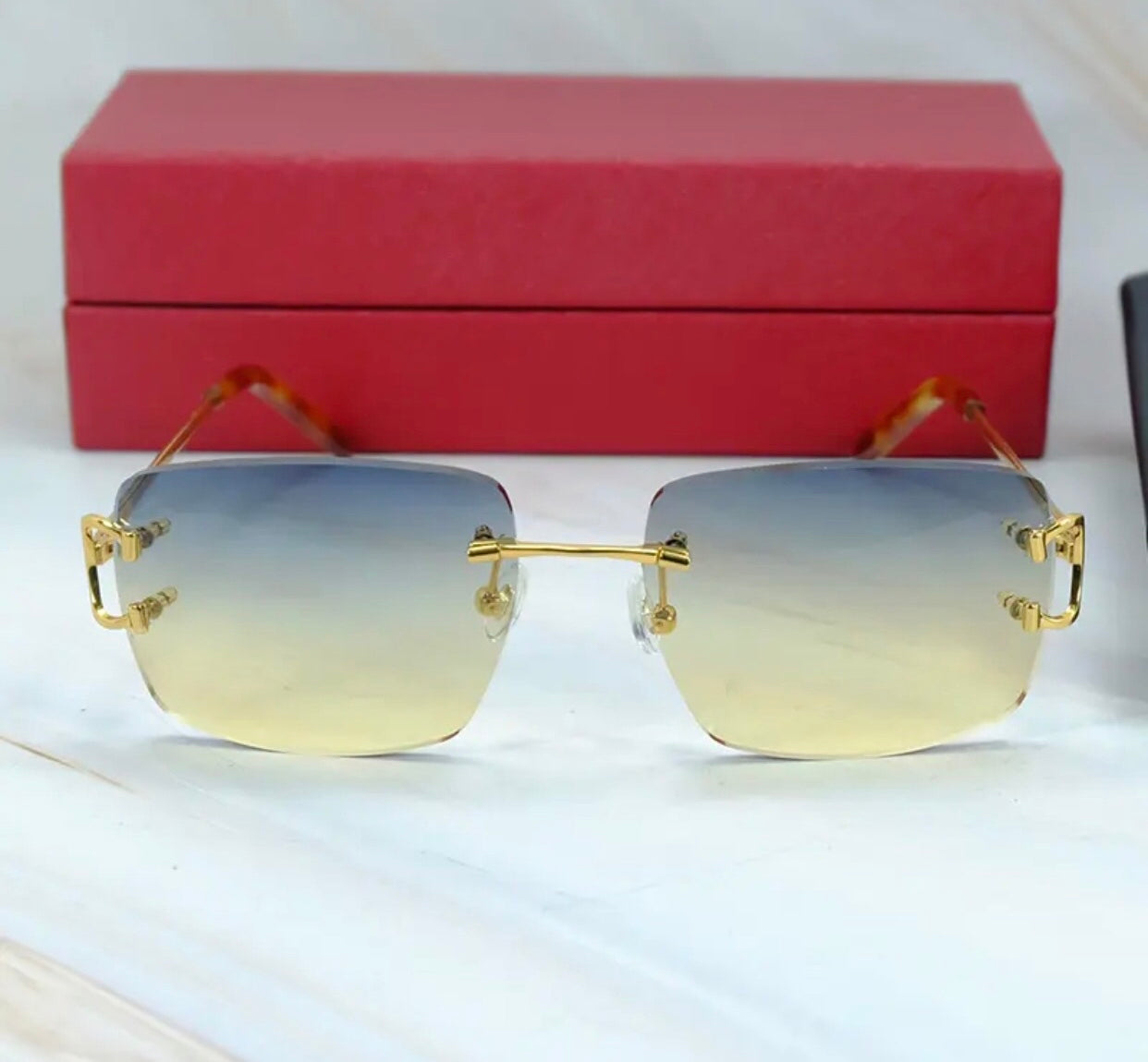 Cartier Rimless Sunglasses