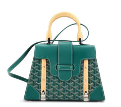 Green Saigon Top Handle Bag