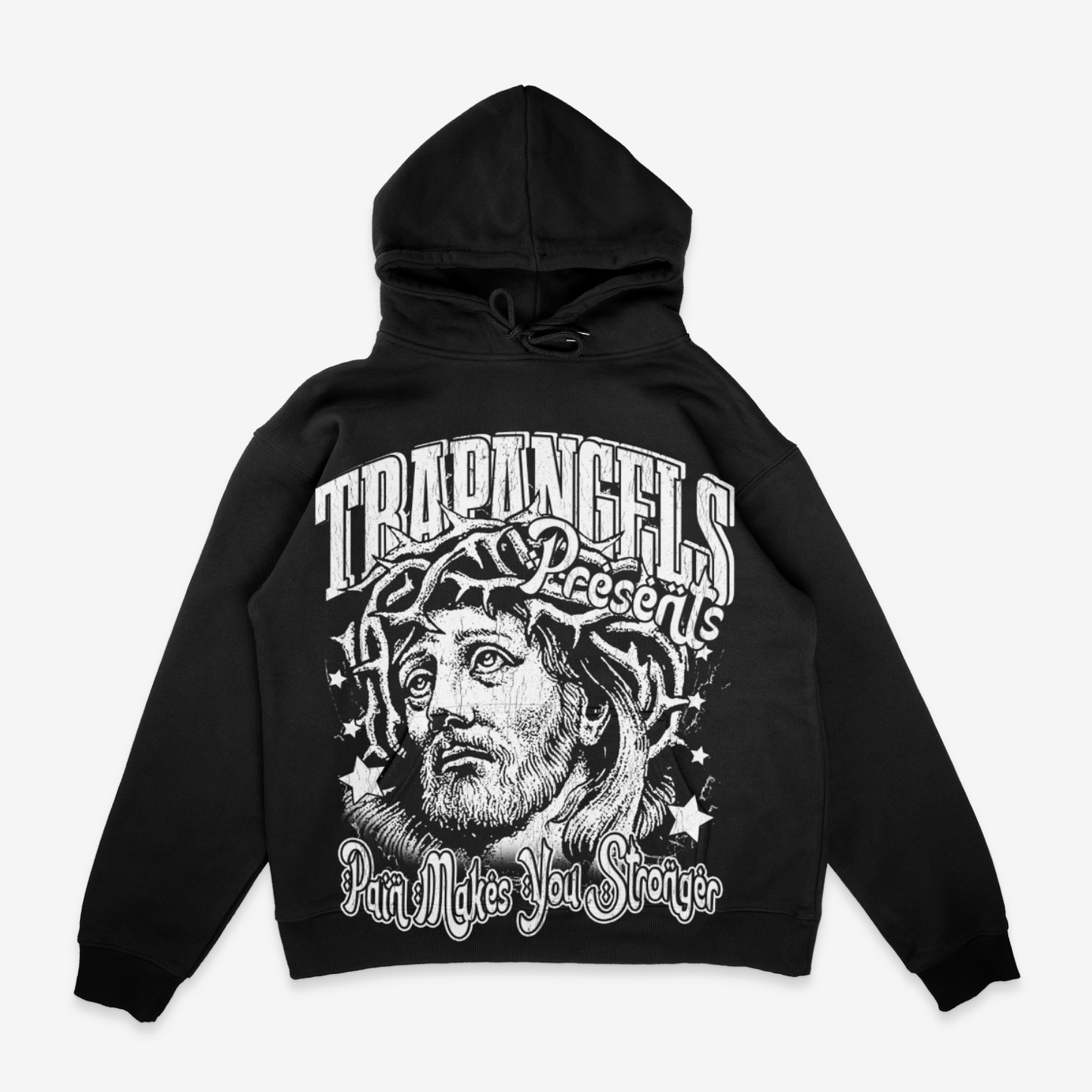 Trap Angels Pain Stronger Hoodie